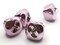 4 30mm Shiny Light Pink Jingle Bells Christmas Sleigh Bell Charms